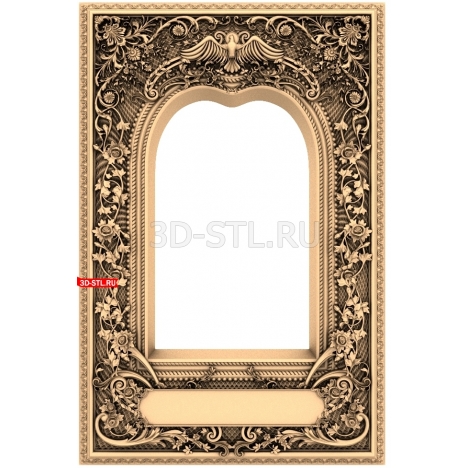 Frame | STL - 3D model for CNC