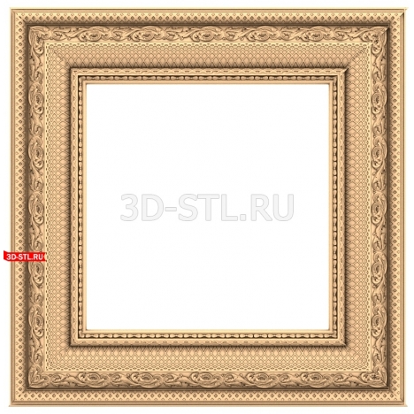 Frame | STL - 3D model for CNC