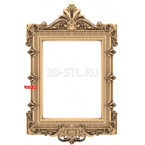 Frame | STL - 3D model for CNC