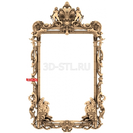 Frame | STL - 3D model for CNC