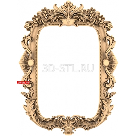 Frame | STL - 3D model for CNC
