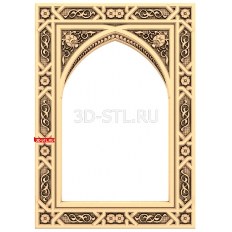 Frame | STL - 3D model for CNC