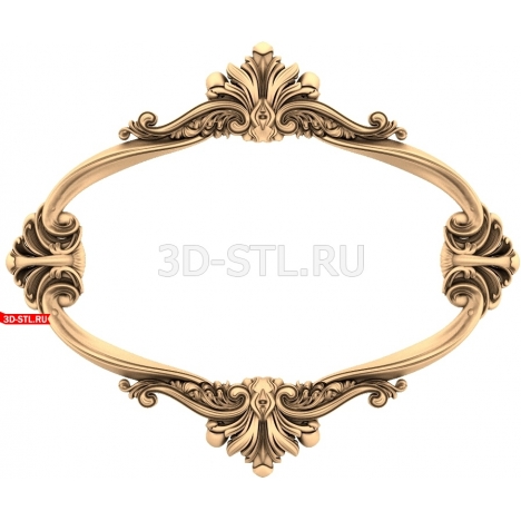 Frame | STL - 3D model for CNC