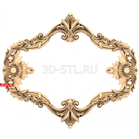 Frame | STL - 3D model for CNC