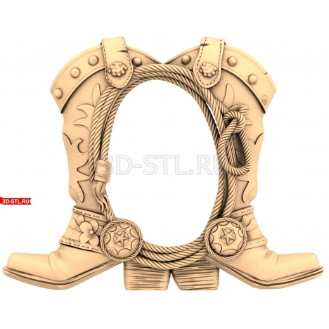 Frame | STL - 3D model for CNC