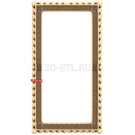 Frame | STL - 3D model for CNC