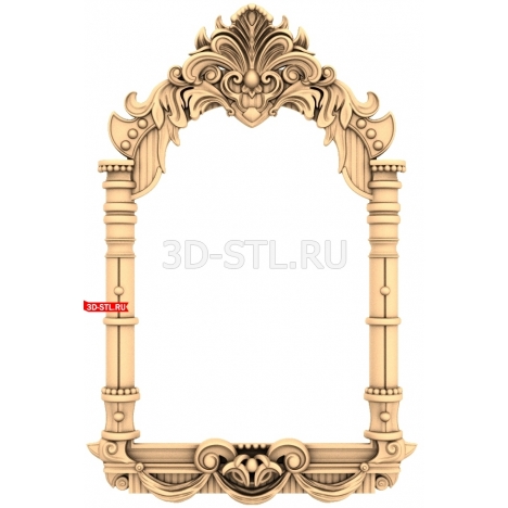 Frame | STL - 3D model for CNC