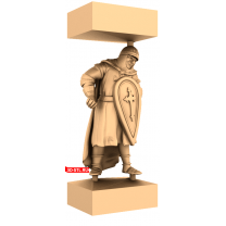 A piece from the Crusaders Pawn #4 chess set.