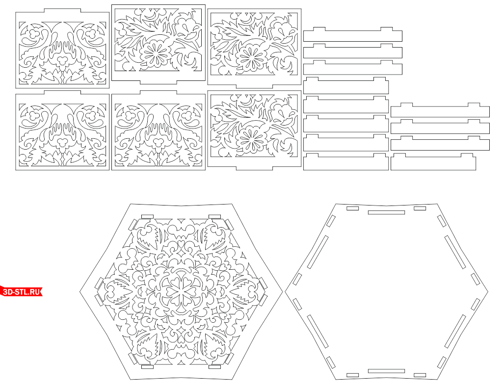 Чертеж для резки. DXF чертежи для ЧПУ по дереву. Векторный файл для лазерного и фрезерного станка с ЧП. CNC DXF ЧПУ И лазерная. Шкатулка из фанеры чертежи.