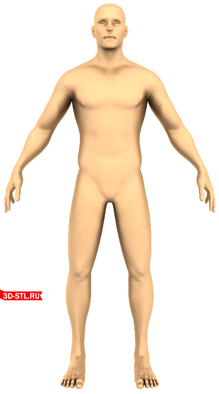 Статуэтка "Человек" | STL - 3D модель для ЧПУ